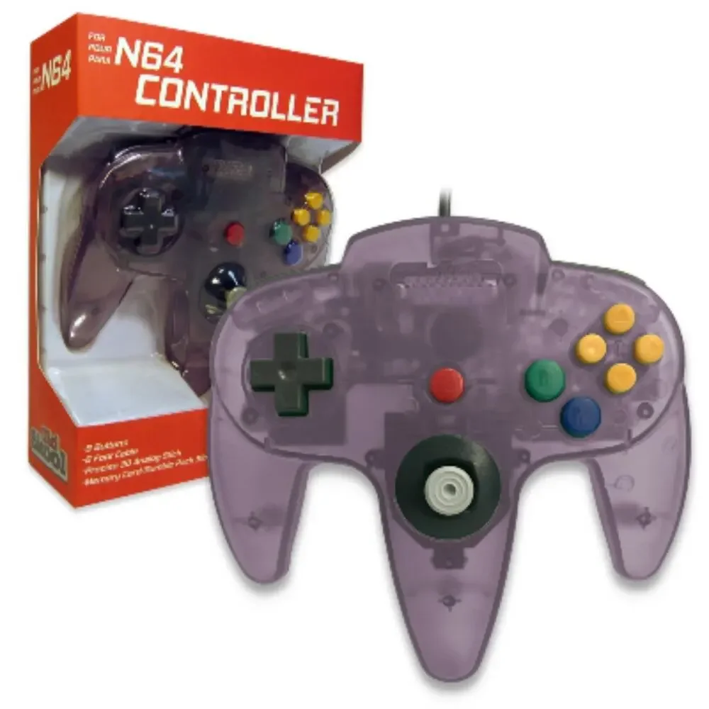 4 N64 Controllers - 4 Colors Bundle (NEW) - Nintendo64 - Old Skool